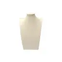 Exhibidor cuello 25cm blanco x und