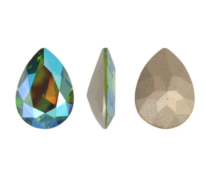 4320CH pera 13x18mm 214SI peridot x und