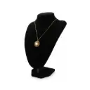 Busto exhibicion negro alto 30cm x und