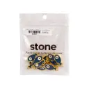Link pez ojo de fatima 28x11mm W-3582/GP x 12 unds