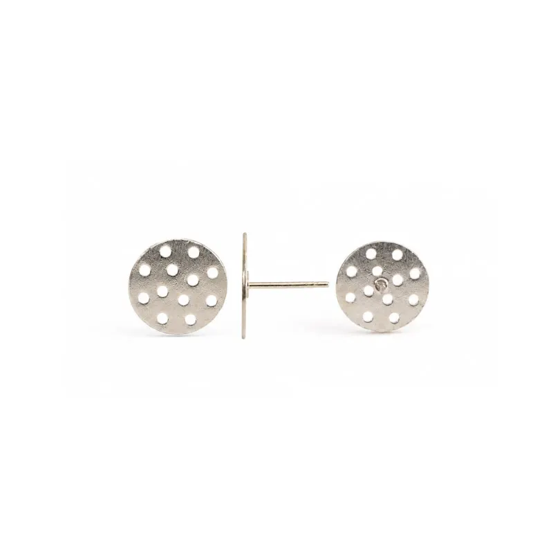 Topo redondo para tejer 12 perforaciones 10mm/SP x 2 Unds