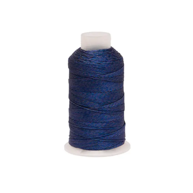 Hilo poliester metalizado 15 hilos J-2085 azul matizado x rollo 150m