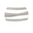 Alambre hard bullion No.3 rebordeador plateado x 5g 