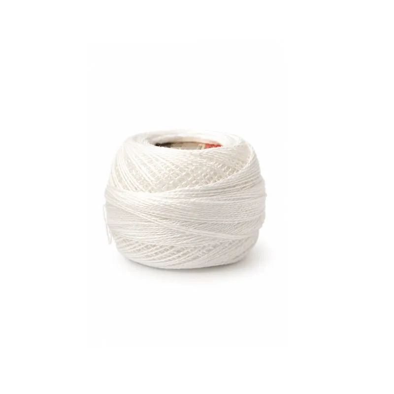 Hilo Perlé DMC Algodón Blanco ovillo x 10g