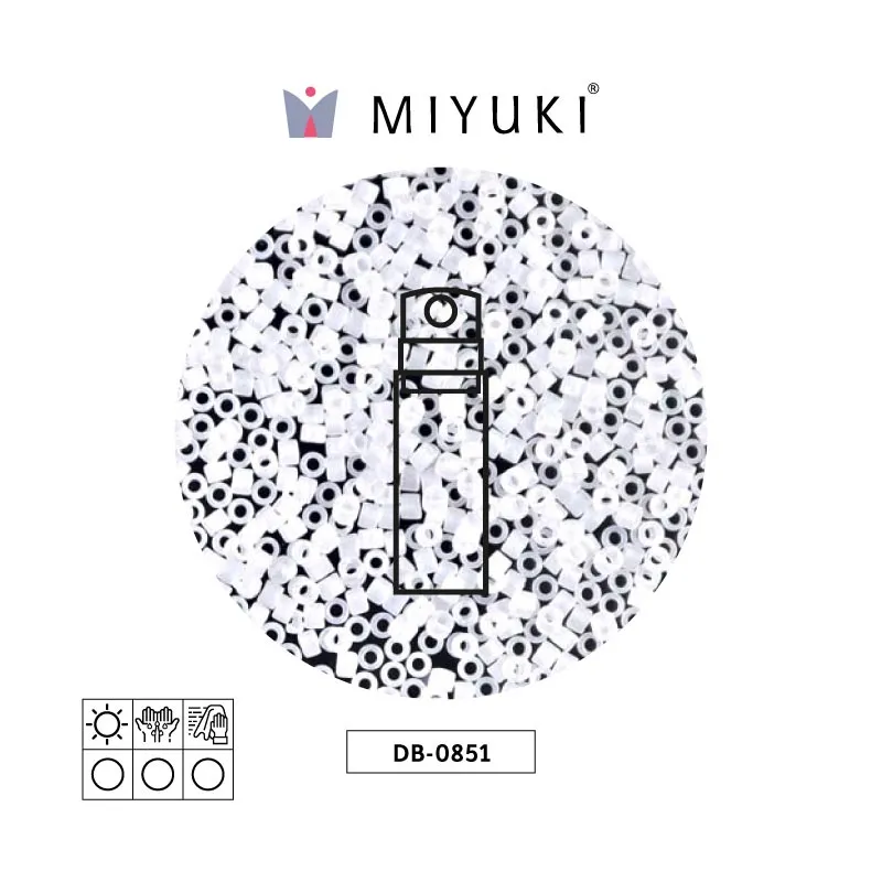Miyuki delica 11/0 DB0851 matte crystal AB x 10g