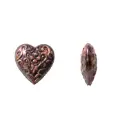 Herraje hindu K2214 corazon 27X25mm morado x 2 und