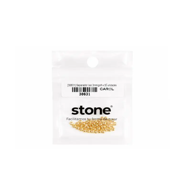 Separador Liso 3 mm/Golfi x 50 unds