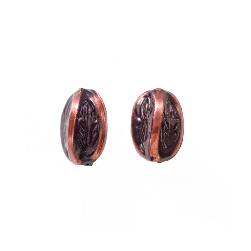 Herraje hindú K2208 separador 22x16mm morado x 8 und