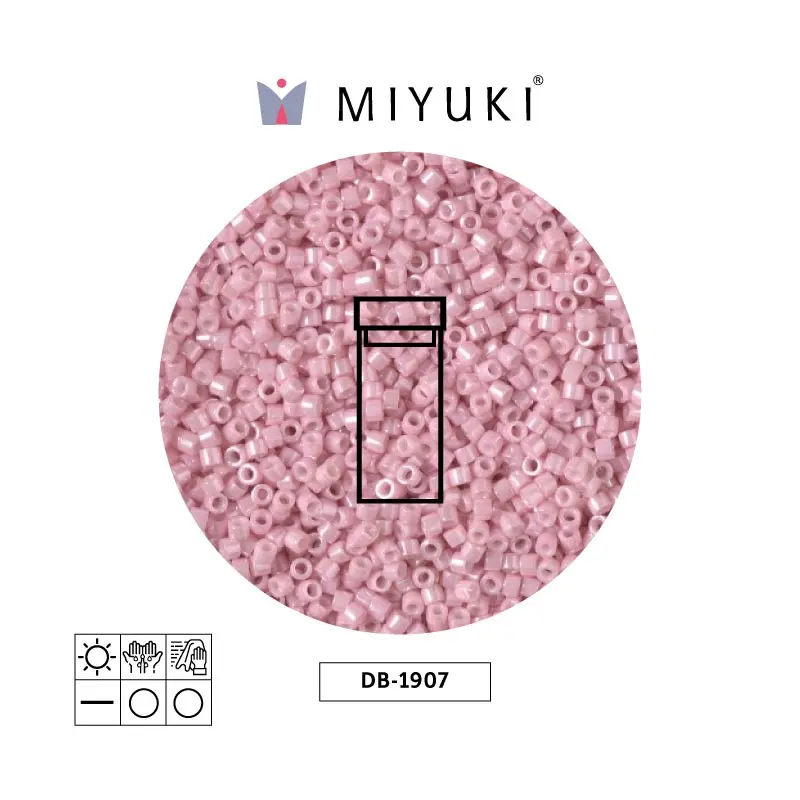 Miyuki delica 11/0 DB1907 rosewater lusterr x 3g