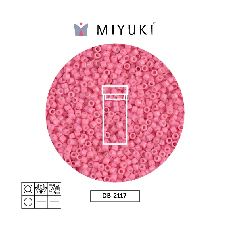 Miyuki delica 11/0 DB2117 opaco carnation x 3g