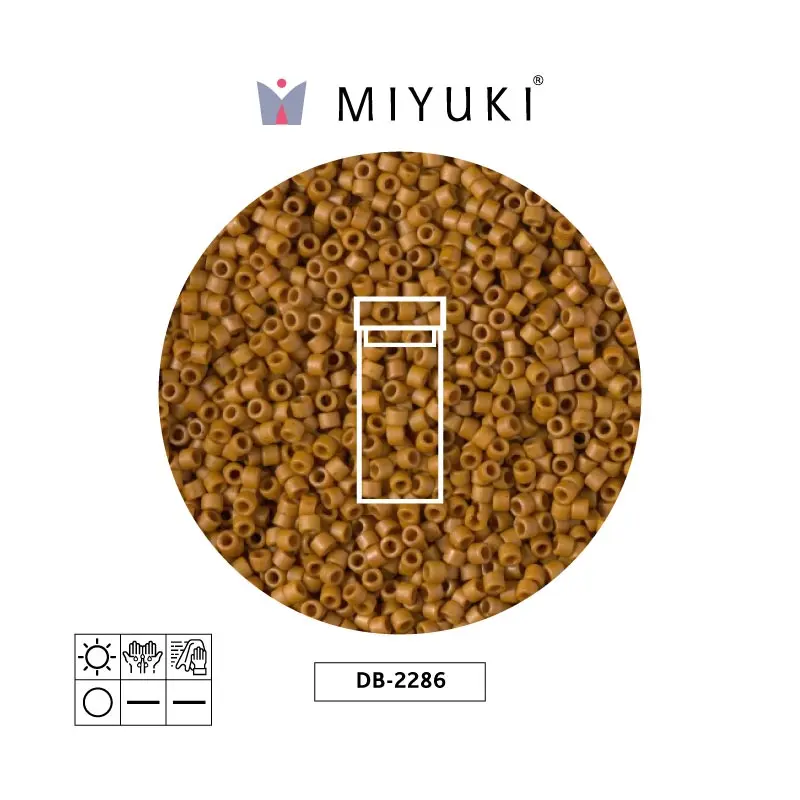 Miyuki delica 11/0 DB2286 opaq glazed toast x 3g