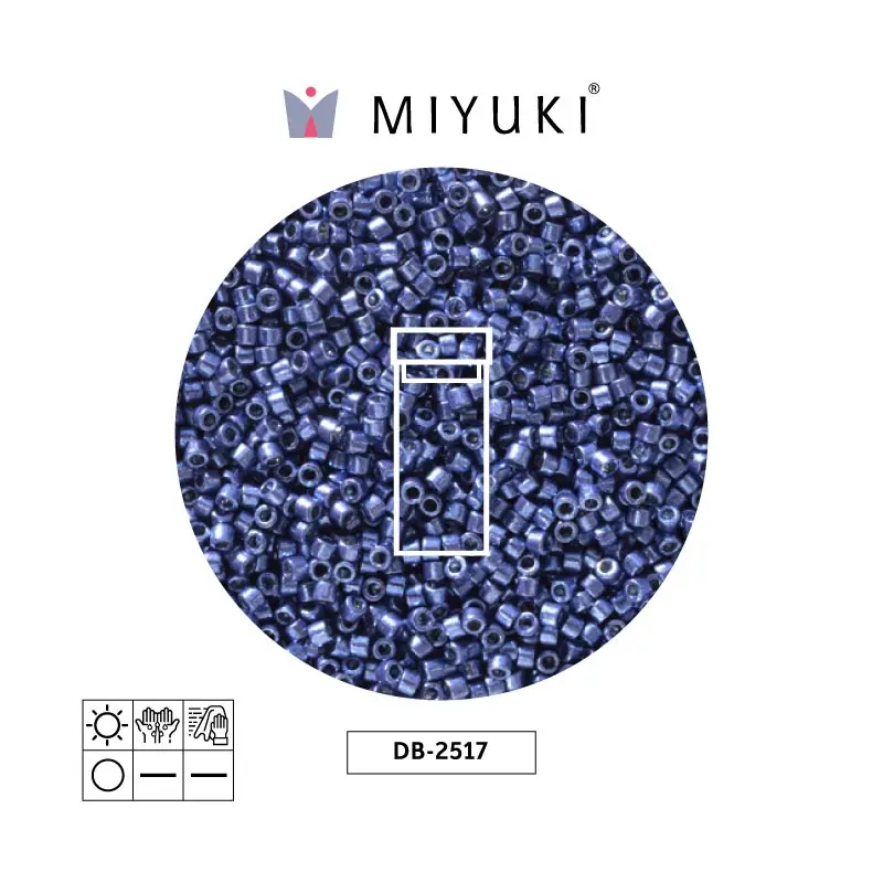 Miyuki delica 11/0 DB2517 Duracoat galvanizado mermaid x 3g