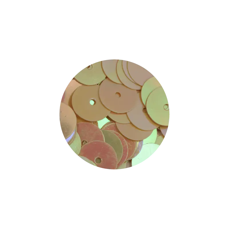 Lentejuela 10 mm Beige