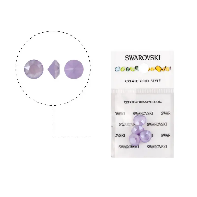 1088 swarovski chaton crystal lilac SS39 x 4unds