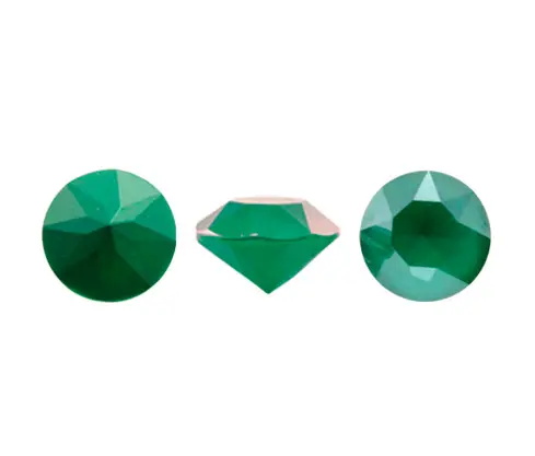 1088 swarovski chaton crystal royal green SS39 x und
