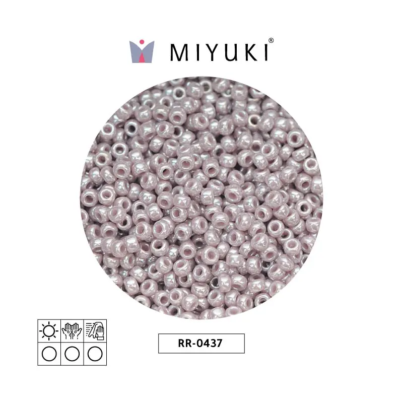 Mostacilla Miyuki rocalla 11/0 RR0437 opaque luster lavender x 250g