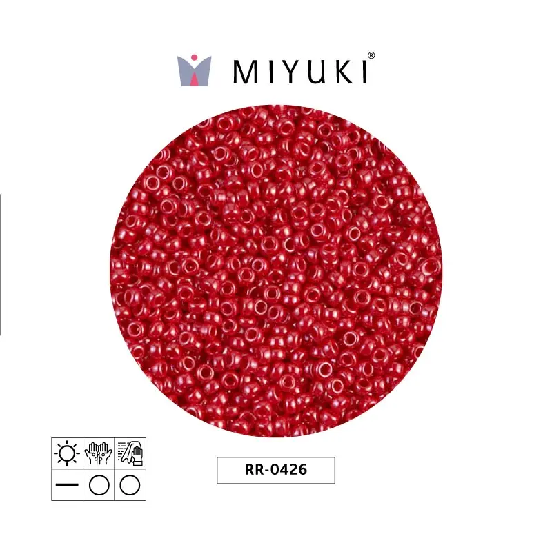 Mostacilla Miyuki rocalla 11/0 RR0426 opaque red luster x 250g