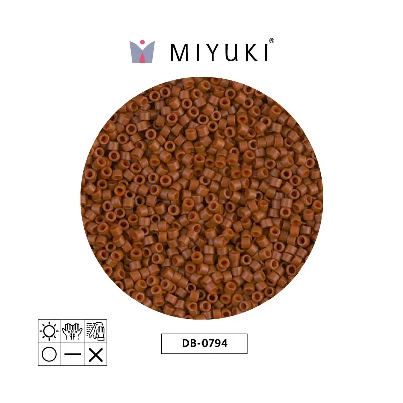 Miyuki delica 11/0 DB0794 mate opaco sienna x 50g