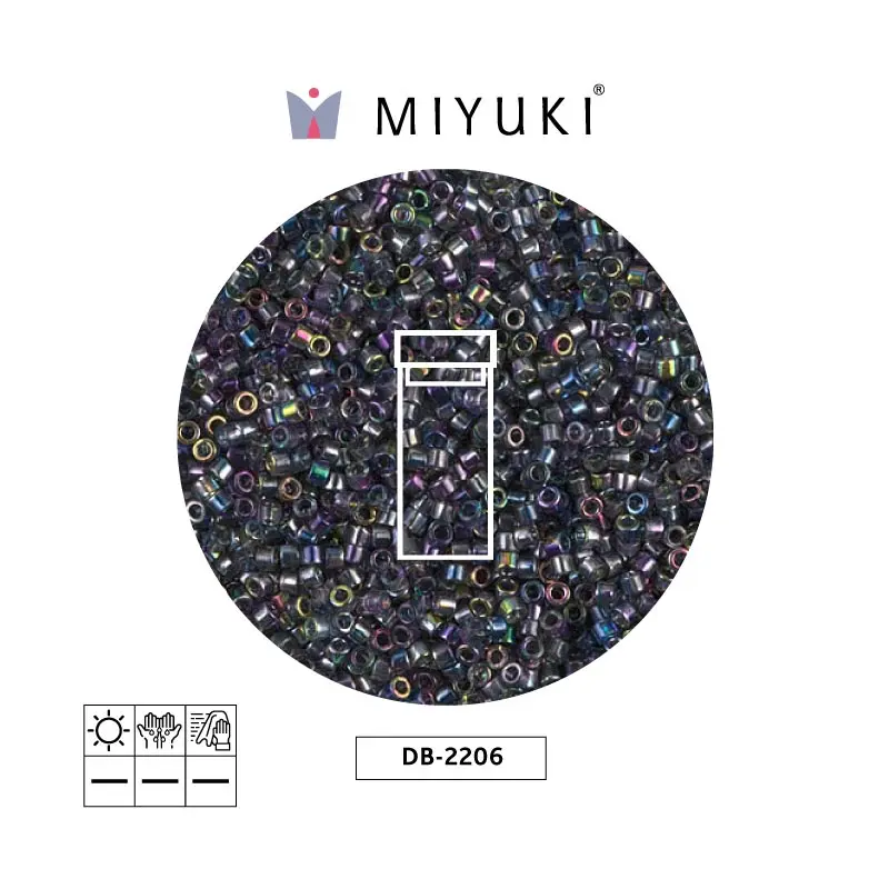 Miyuki delica 11/0 DB2206 magic azul x 3g