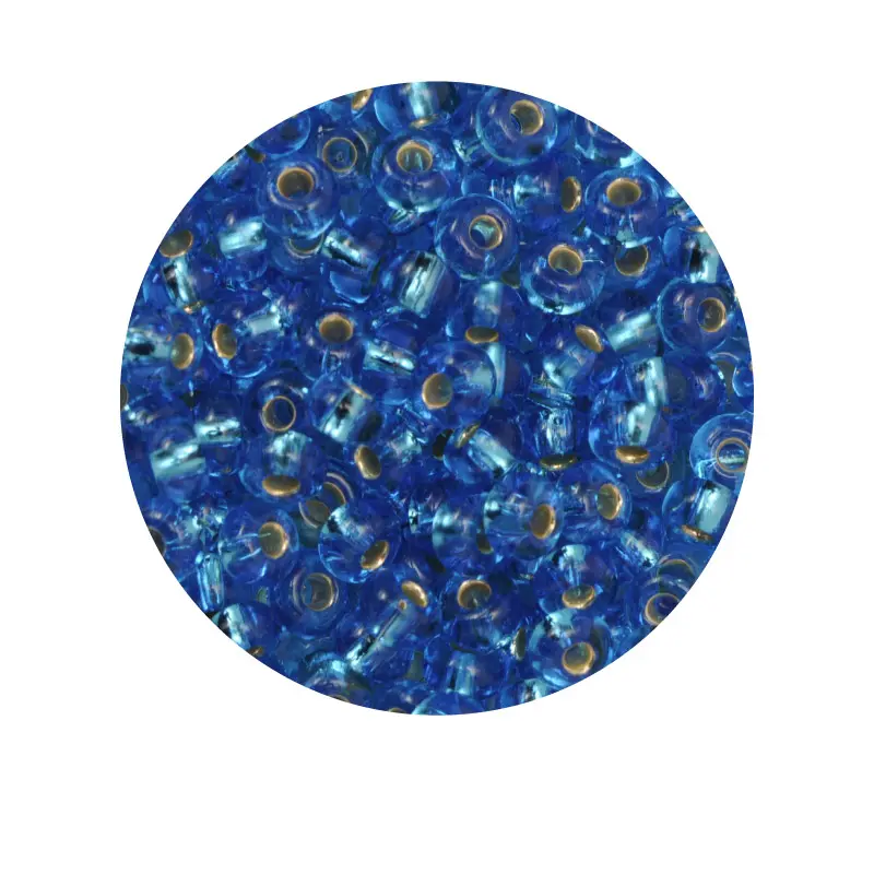 Mostacilla checa preciosa 6mm LP azul x 50g