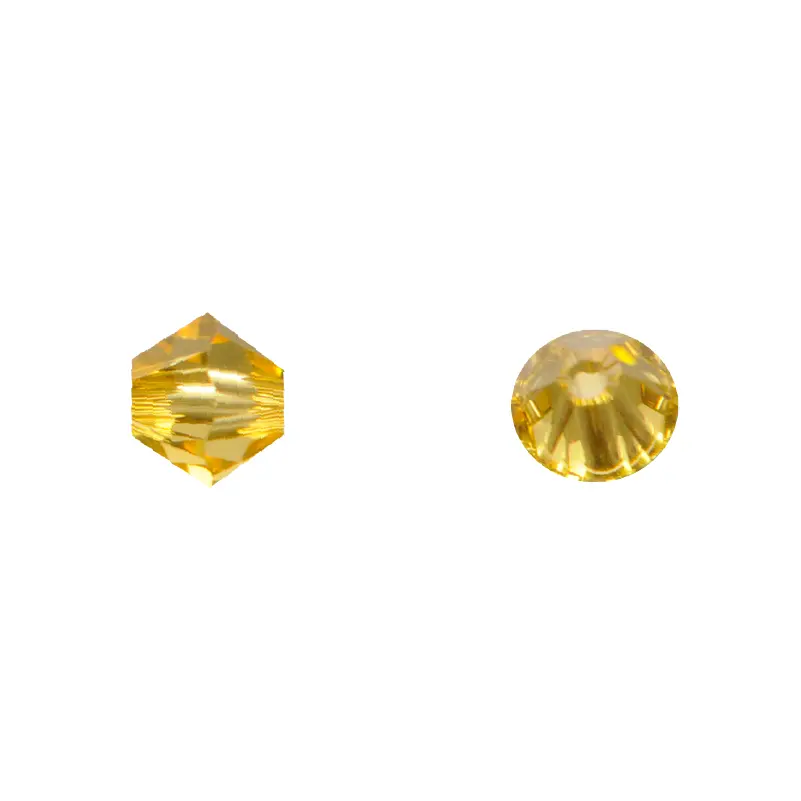 5328 swarovski rombo light topaz 4mm x 24unds