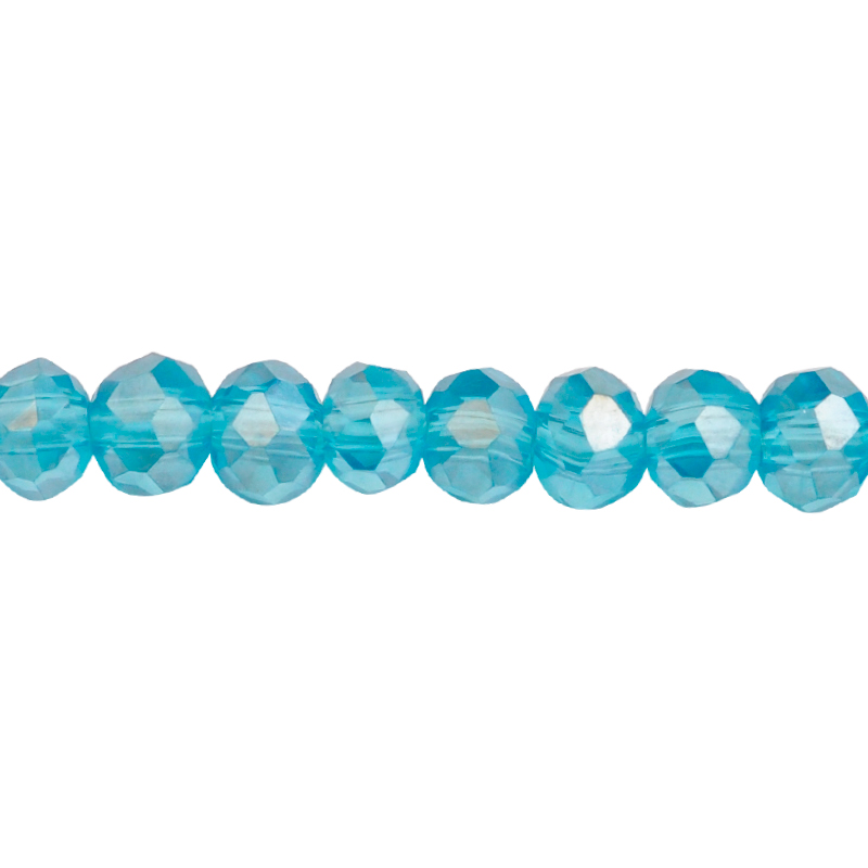 Murano rondela facetada 2mm indicolite 25AB x 195unds
