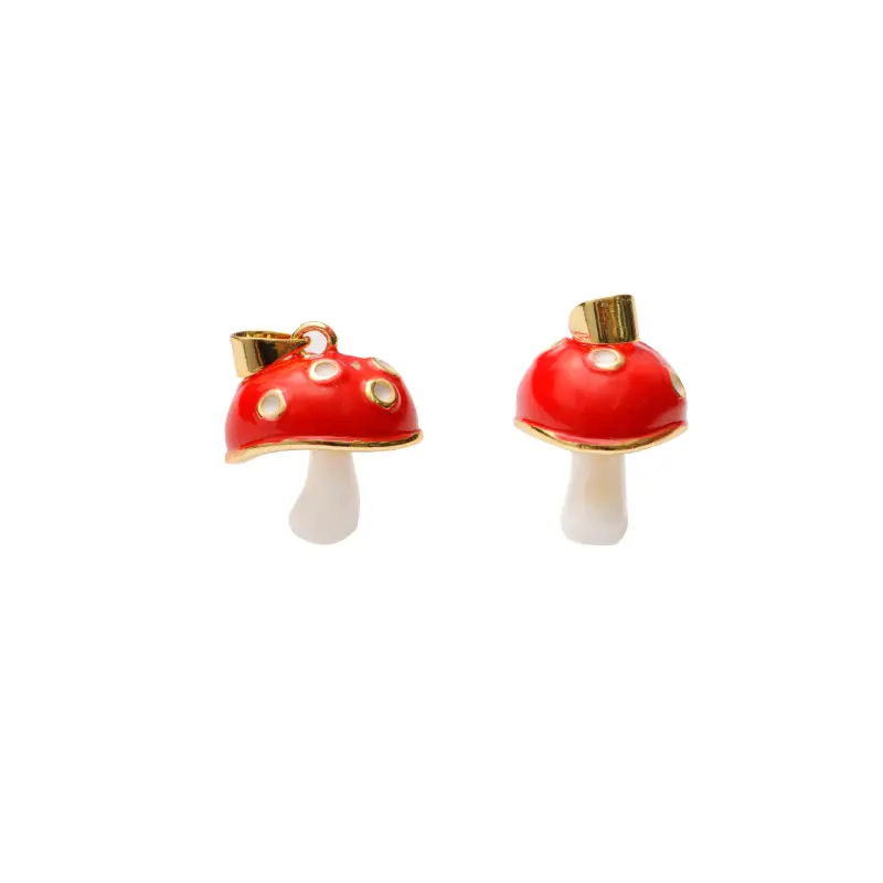 Dije esmaltado hongo 15x18mm W11216B x und