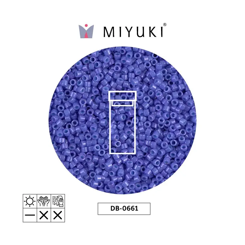 Miyuki delica 11/0 DB0661 opaque bright purple x 3g