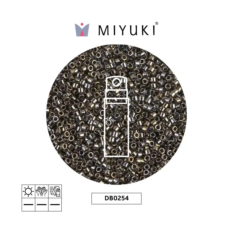 Miyuki delica 11/0 DB0254 bronce lusterr x 10g