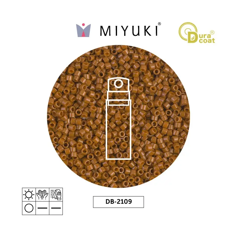 Miyuki delica 11/0 DB2109 duracoa opaco sienna x 10g