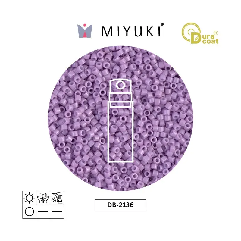 Miyuki delica 11/0 DB2136 Duracoat opaco crocus x 10g