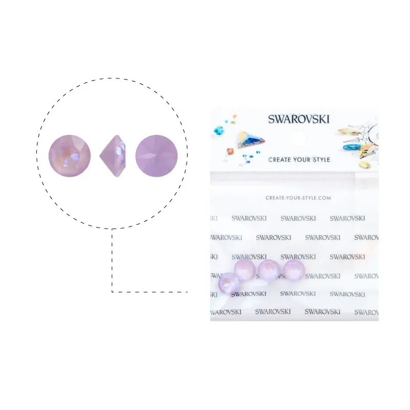 1088 swarovski chaton crystal lavender SS39 x 4unds