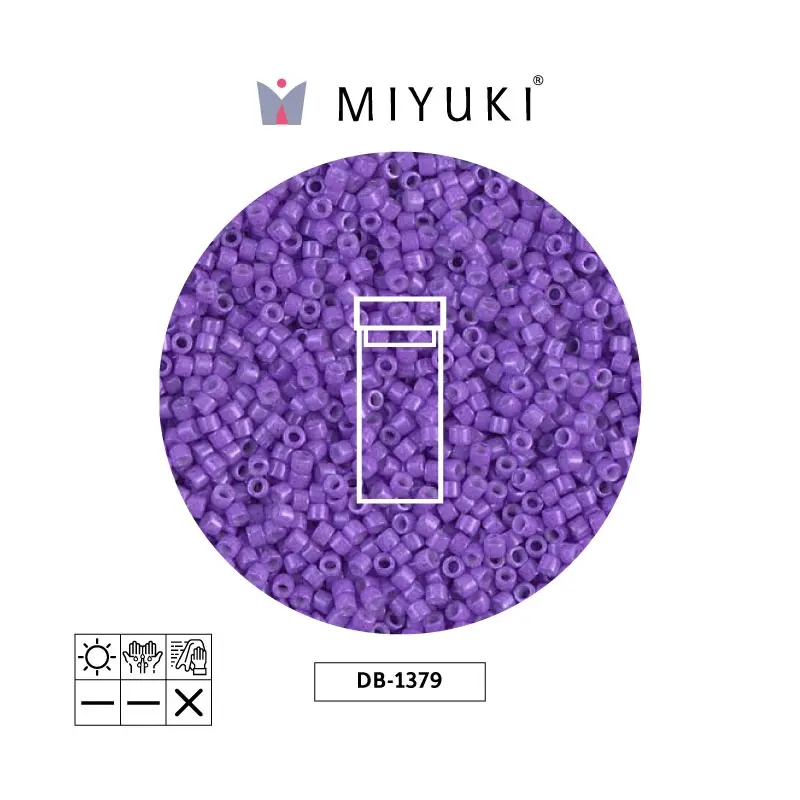 Miyuki delica 11/0 DB1379 opaco morado x 3g