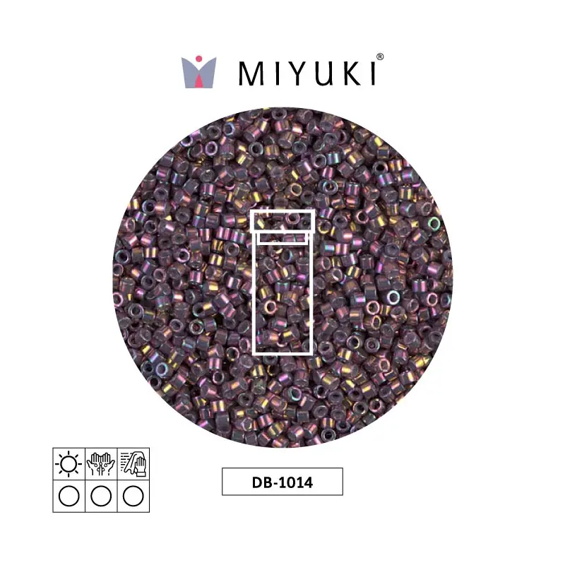 Miyuki delica 11/0 DB1014 violet/bronze AB x 3g