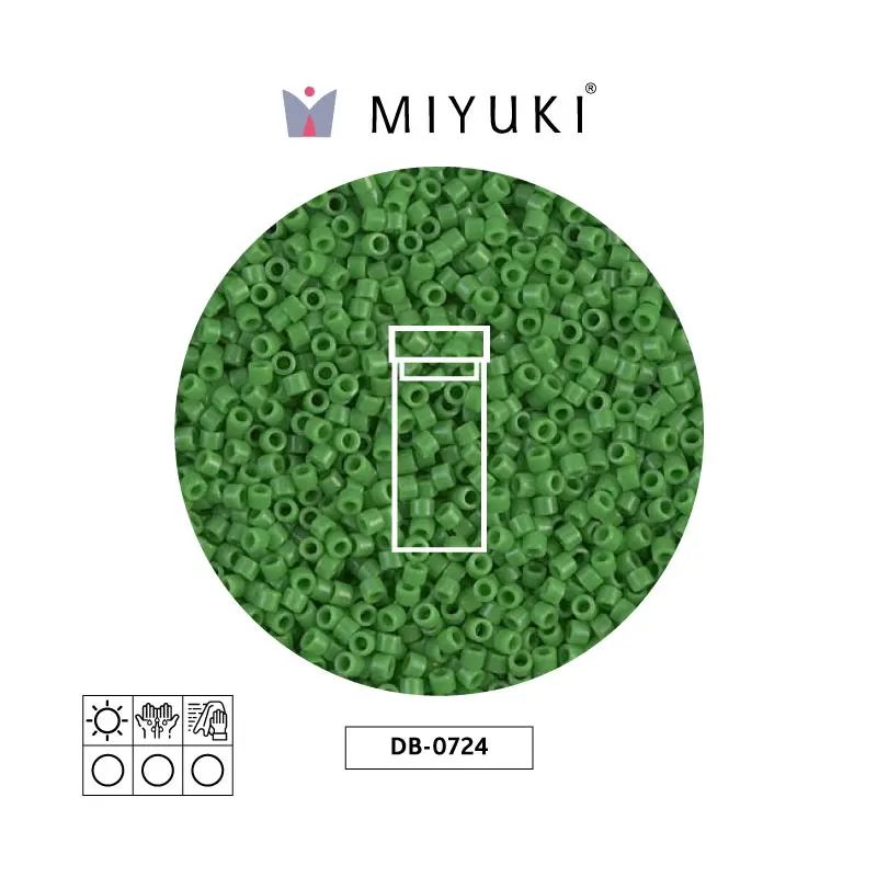 Miyuki delica 11/0 DB0724 opaco verde x 3g