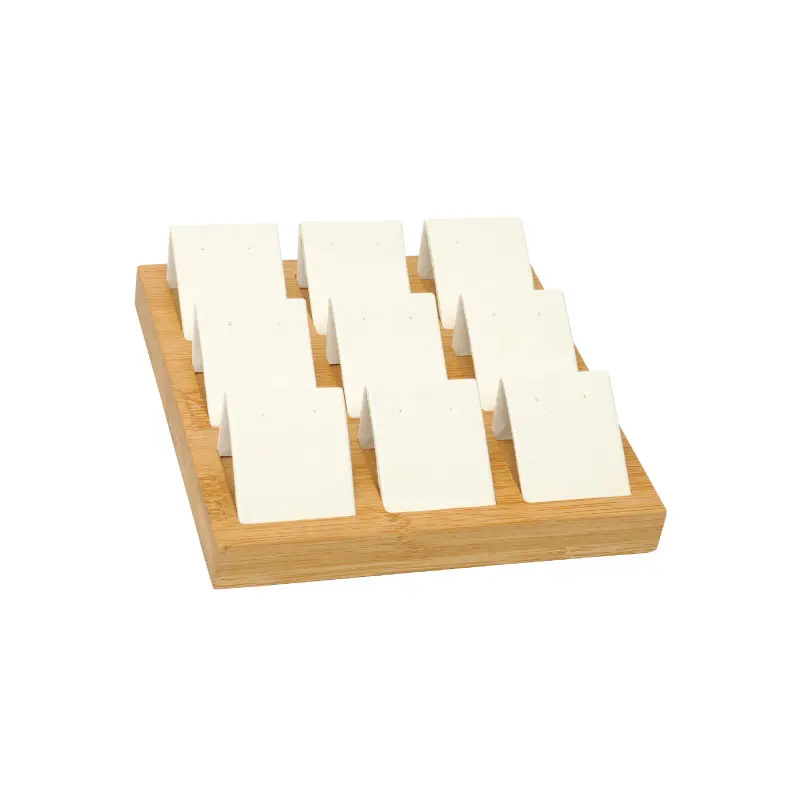 Exhibidor de aretes 15x15cm x 9 slots