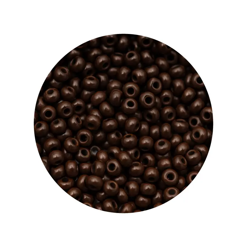 Mostacilla checa preciosa 10/0 2mm 13780 OP cafe x 500g