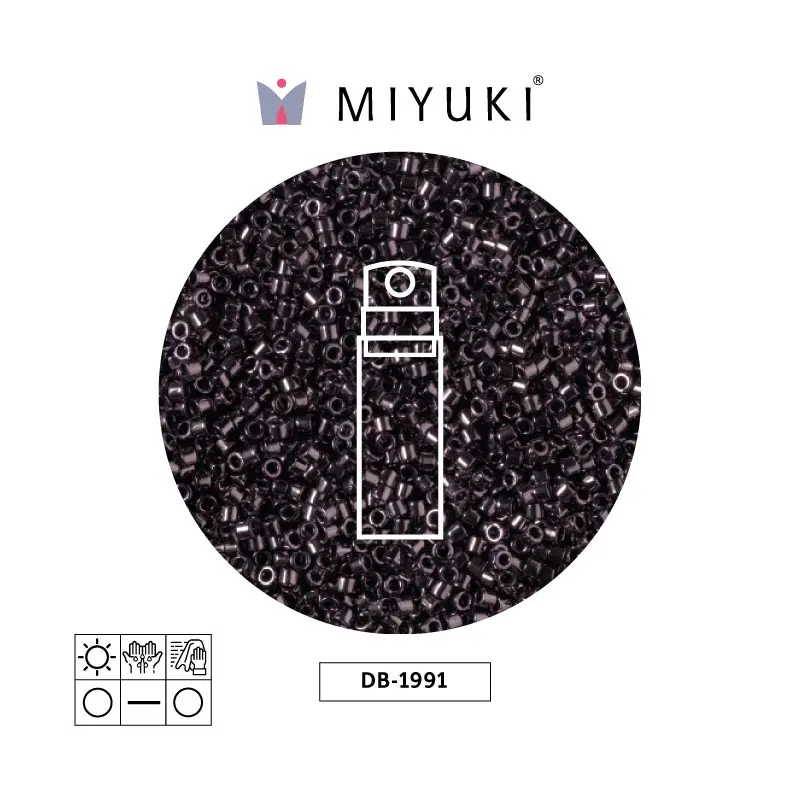 Miyuki delica 11/0 DB1991 metalizado french plum x 10g