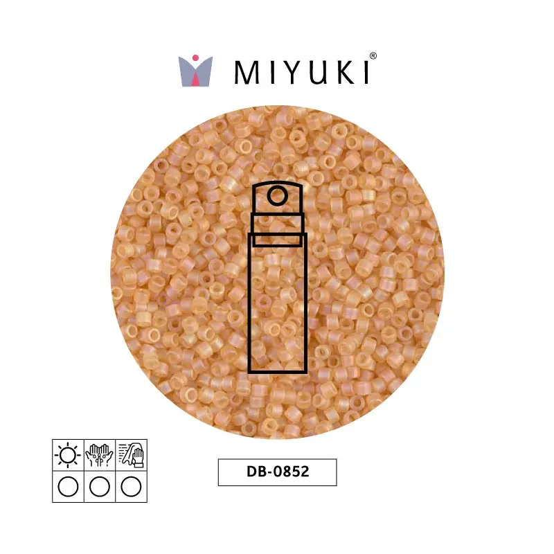 Miyuki delica 11/0 DB0852 mate cantaloupe AB x 10g