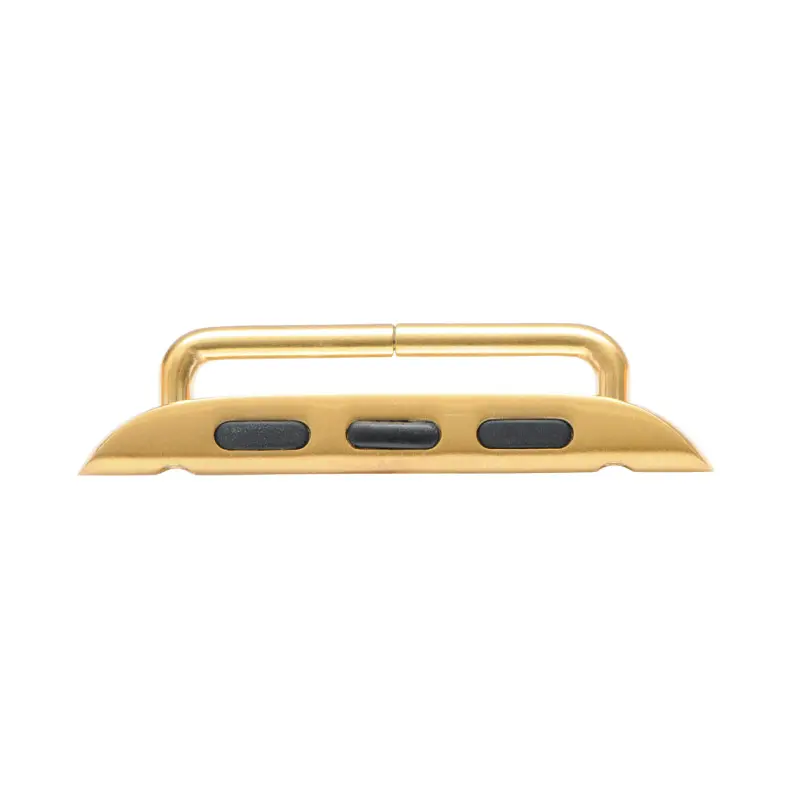 Conector pulso acero iwatch S8 dorado 35mm-26mm x 2 unds