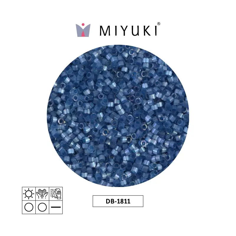 Miyuki delica 11/0 DB1811 dusk blue satin x 50g