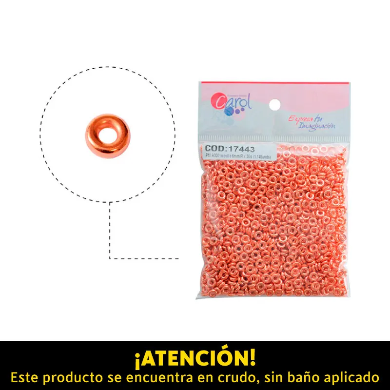 Plastimetal A320 argolla 6mm/R x 50g (1.148unds)