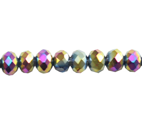 Murano rondela facetada 4mm vitrial medium 95 x 124unds