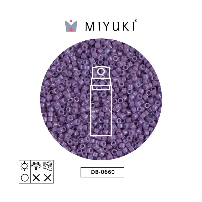 Miyuki delica 11/0 DB0660 opaco lila x 10gr