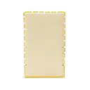 Exhibidor rectangular para cadenas beige 14x9cm x und