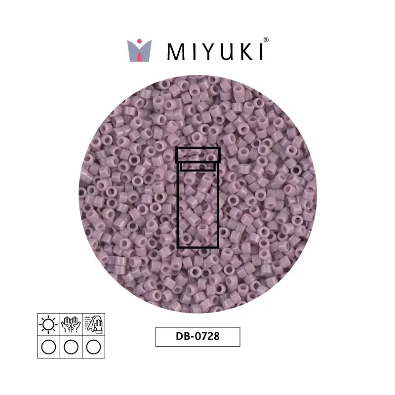 Miyuki delica 11/0 DB0728 opaco lila x 3g