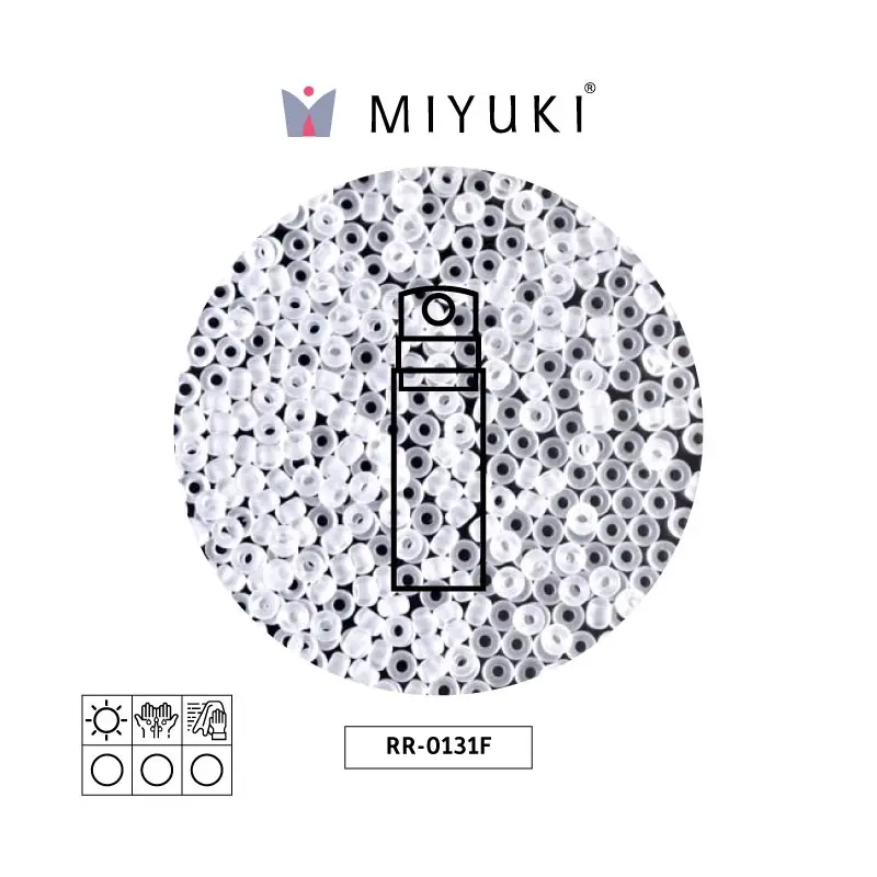 Mostacilla Miyuki rocalla 11/0 RR0131F mate cristal x 10g