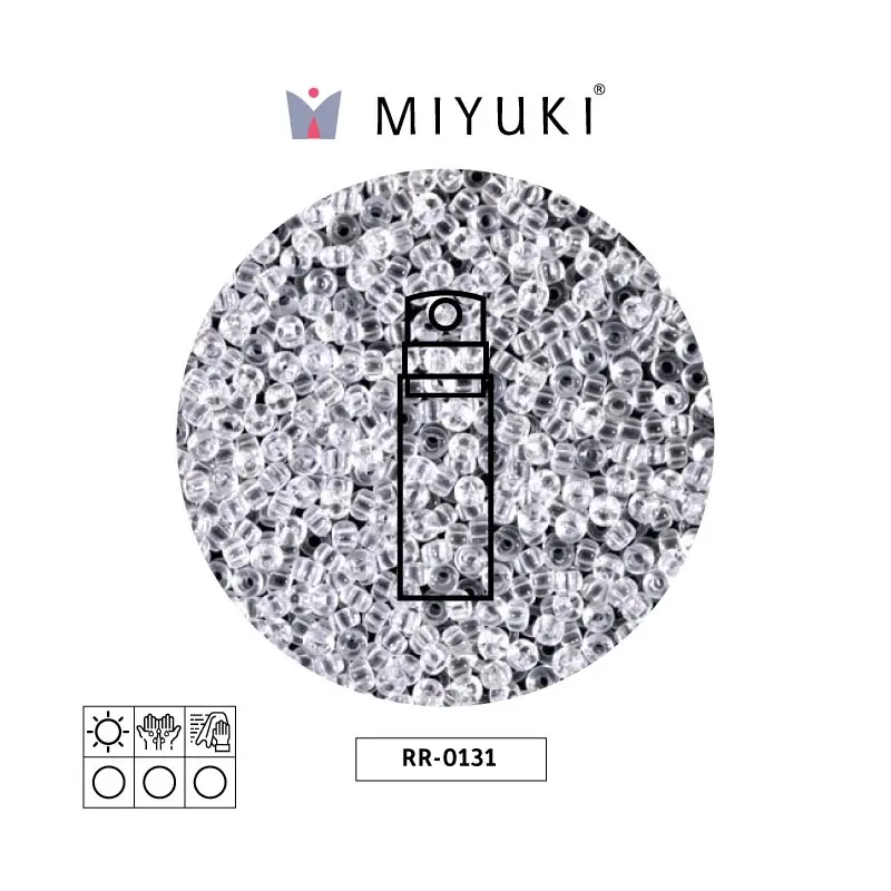 Mostacilla Miyuki rocalla 11/0 RR0131 cristal x 10g