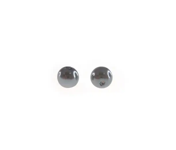 Perla sintetica redonda 10mm hematite CX-960 x Libra (1.000 unidades)