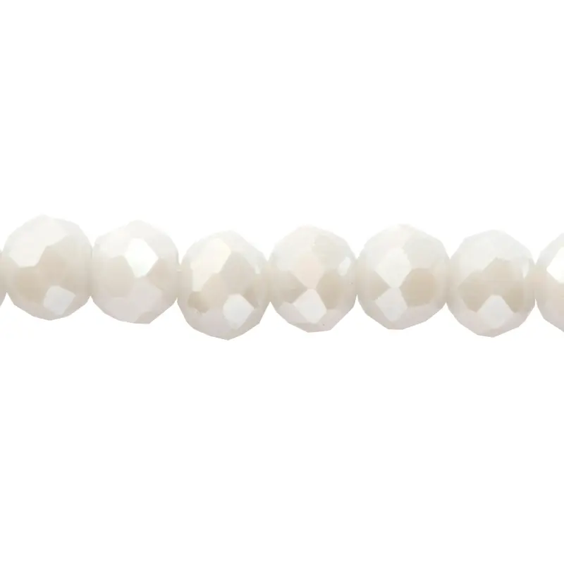 Murano rondela facetada 3mm light grey 71-1 x 145unds